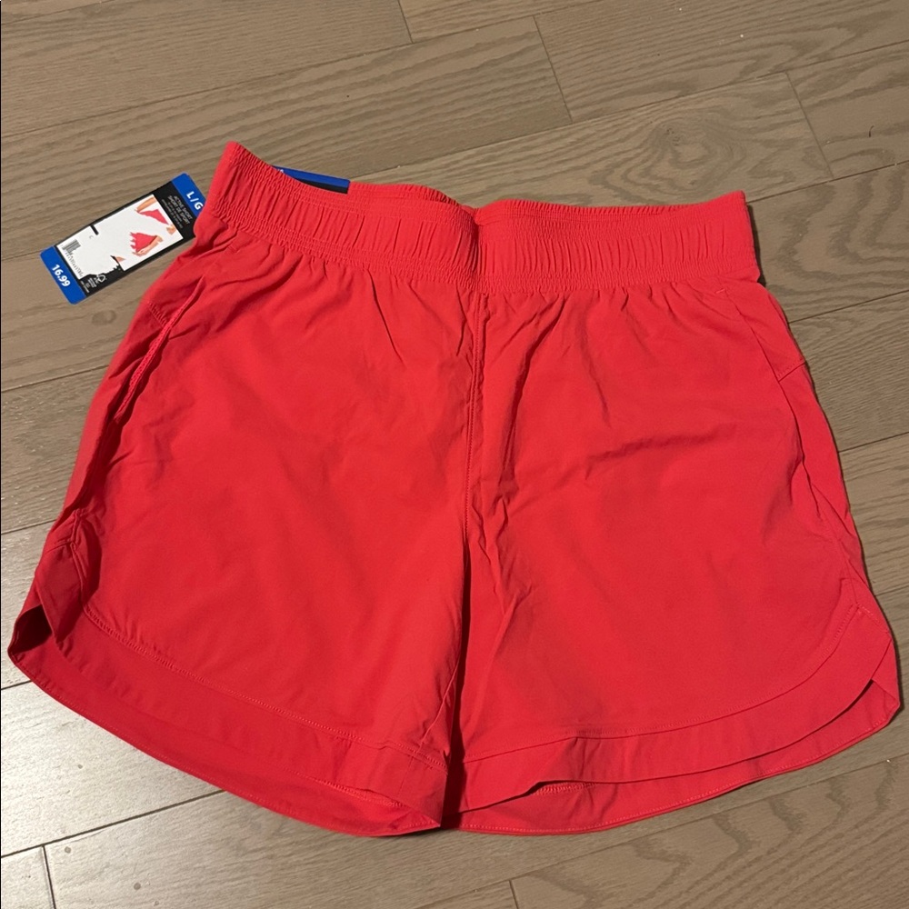 Large Pink Women's Tuff Athletics Shorts